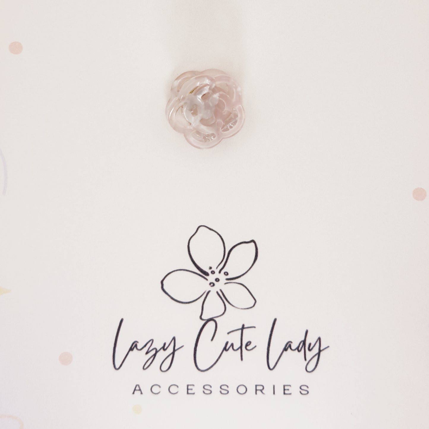 Mini Flower-Shaped Claw Clips – Colorful and Eco-Friendly Acetate Clips