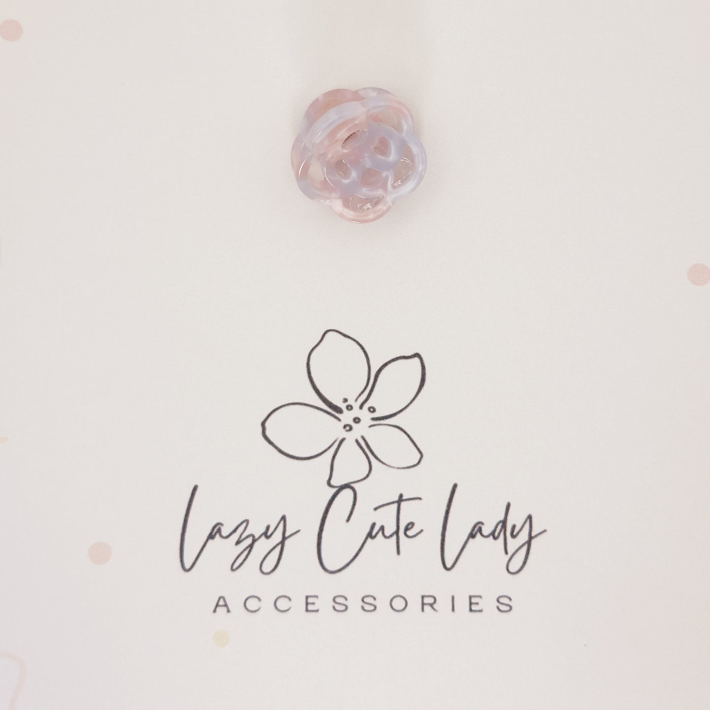 Mini Flower-Shaped Claw Clips – Colorful and Eco-Friendly Acetate Clips