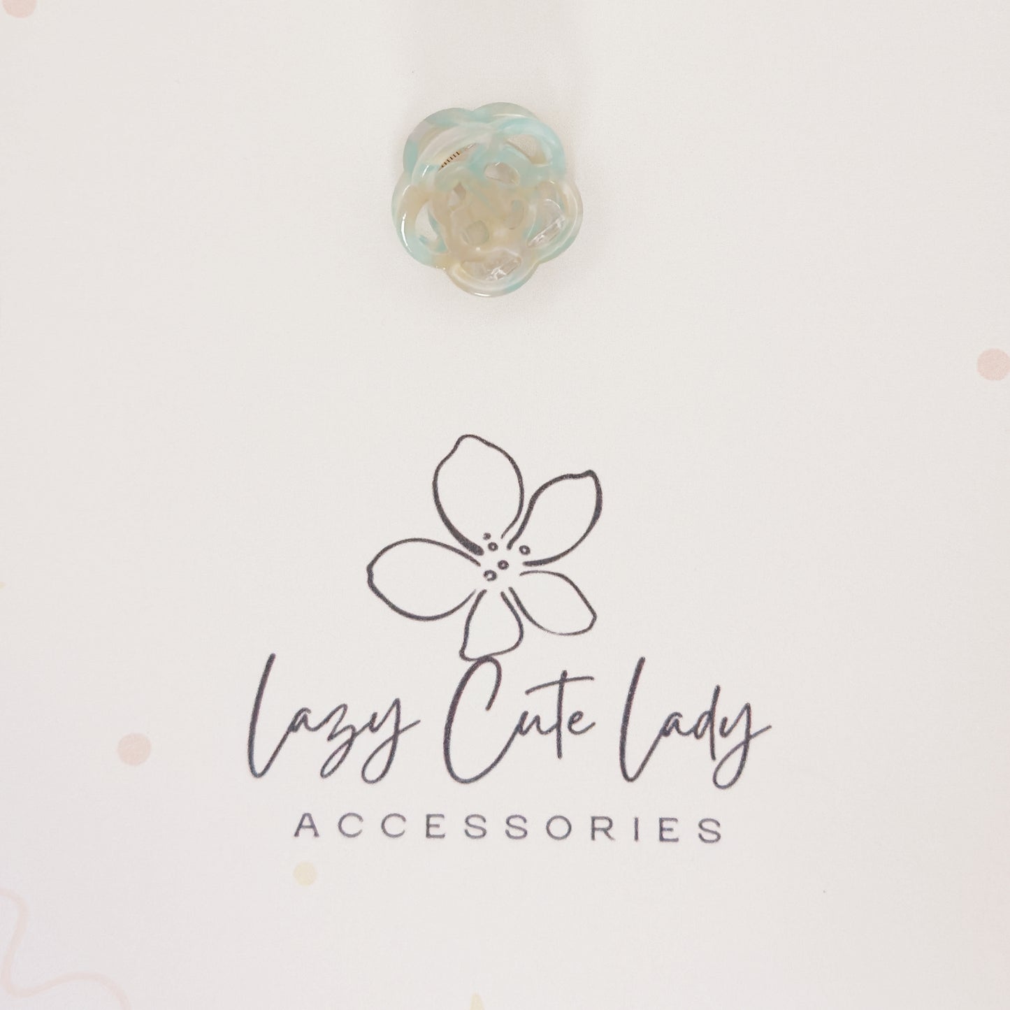 Mini Flower-Shaped Claw Clips – Colorful and Eco-Friendly Acetate Clips