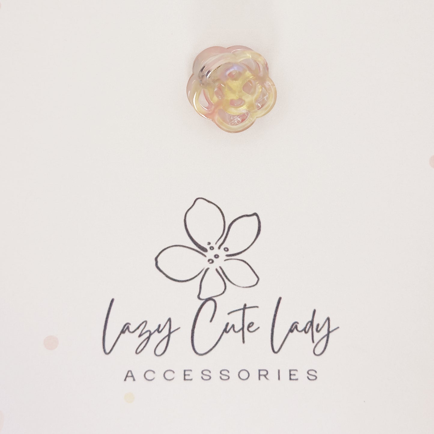 Mini Flower-Shaped Claw Clips – Colorful and Eco-Friendly Acetate Clips