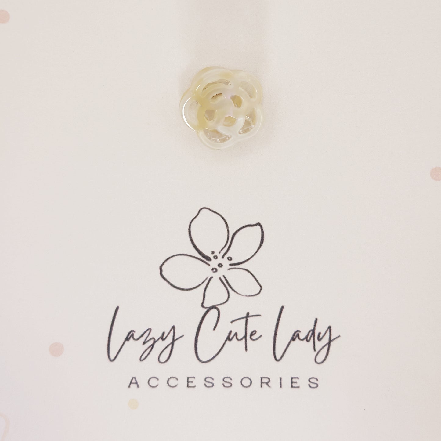 Mini Flower-Shaped Claw Clips – Colorful and Eco-Friendly Acetate Clips