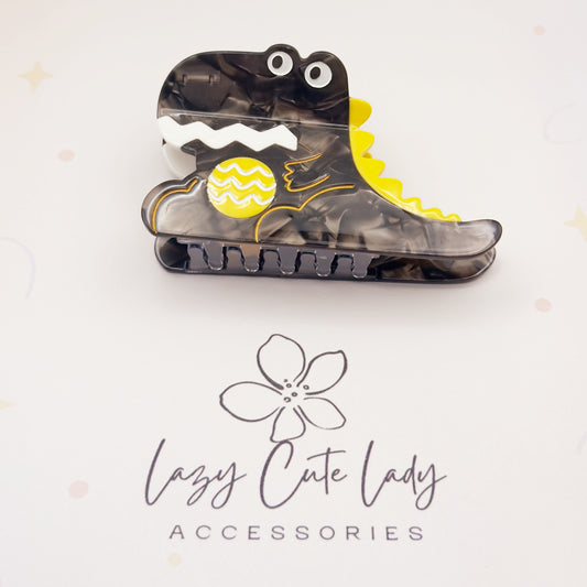 Rawr-some Dino Acetate Hair Claw – Eco-Friendly Cute Clip