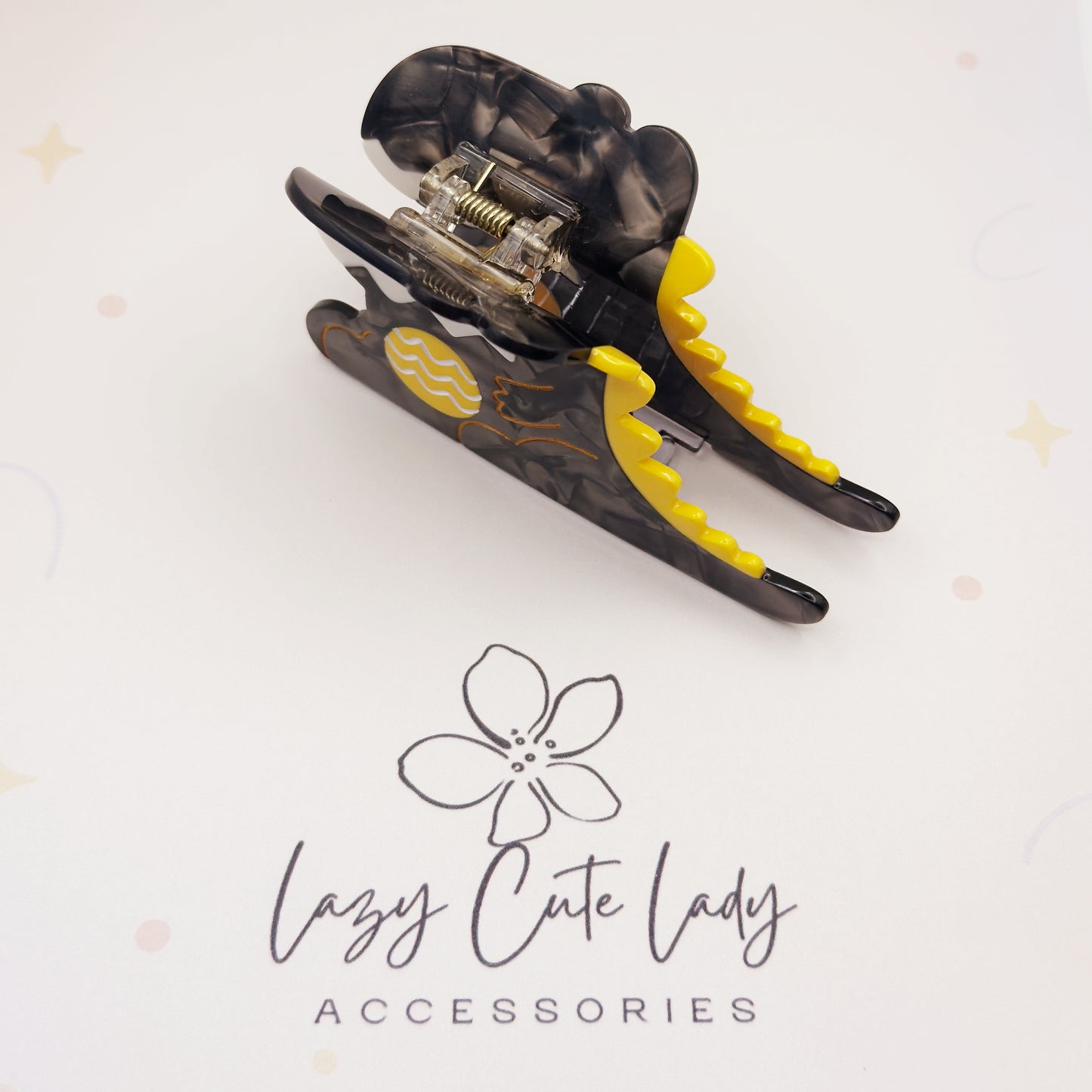 Rawr-some Dino Acetate Hair Claw – Eco-Friendly Cute Clip