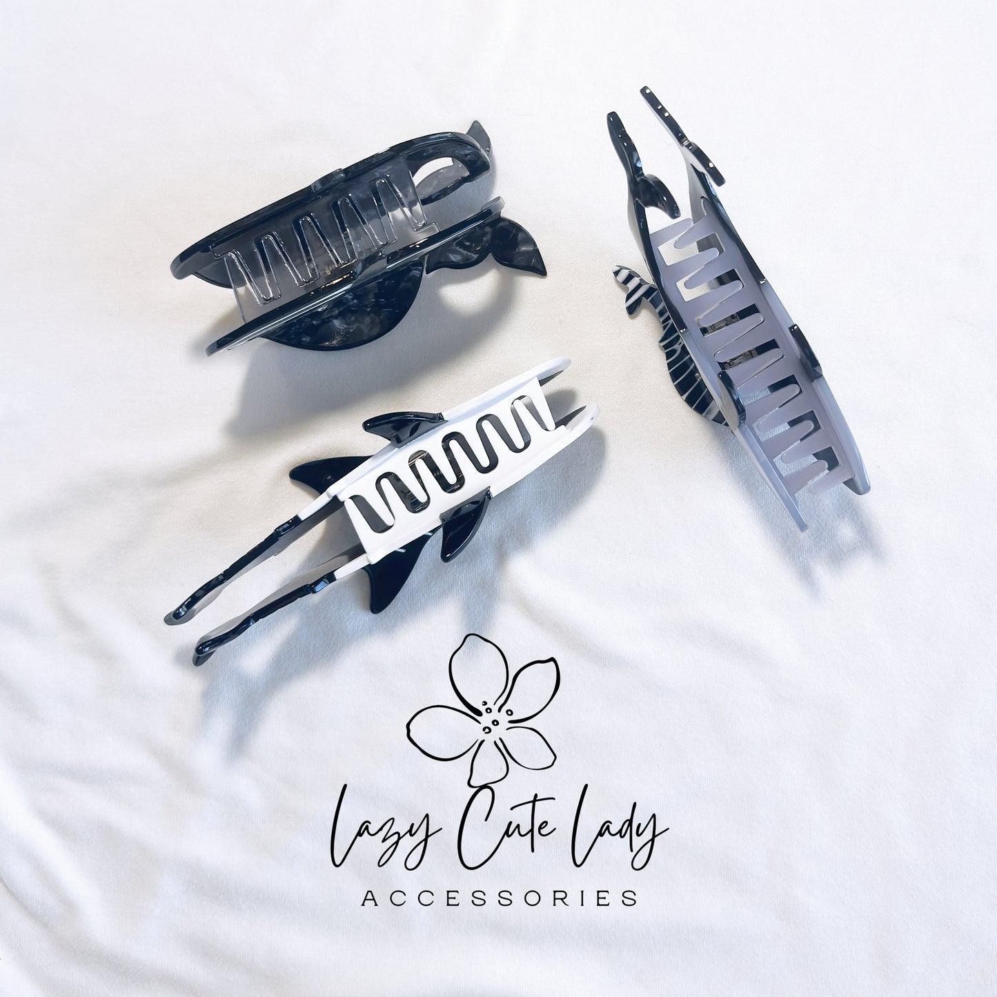 Ocean Majesty Hair Claws - Eco-Friendly Acetate Inspired by Whales & Whale Sharks