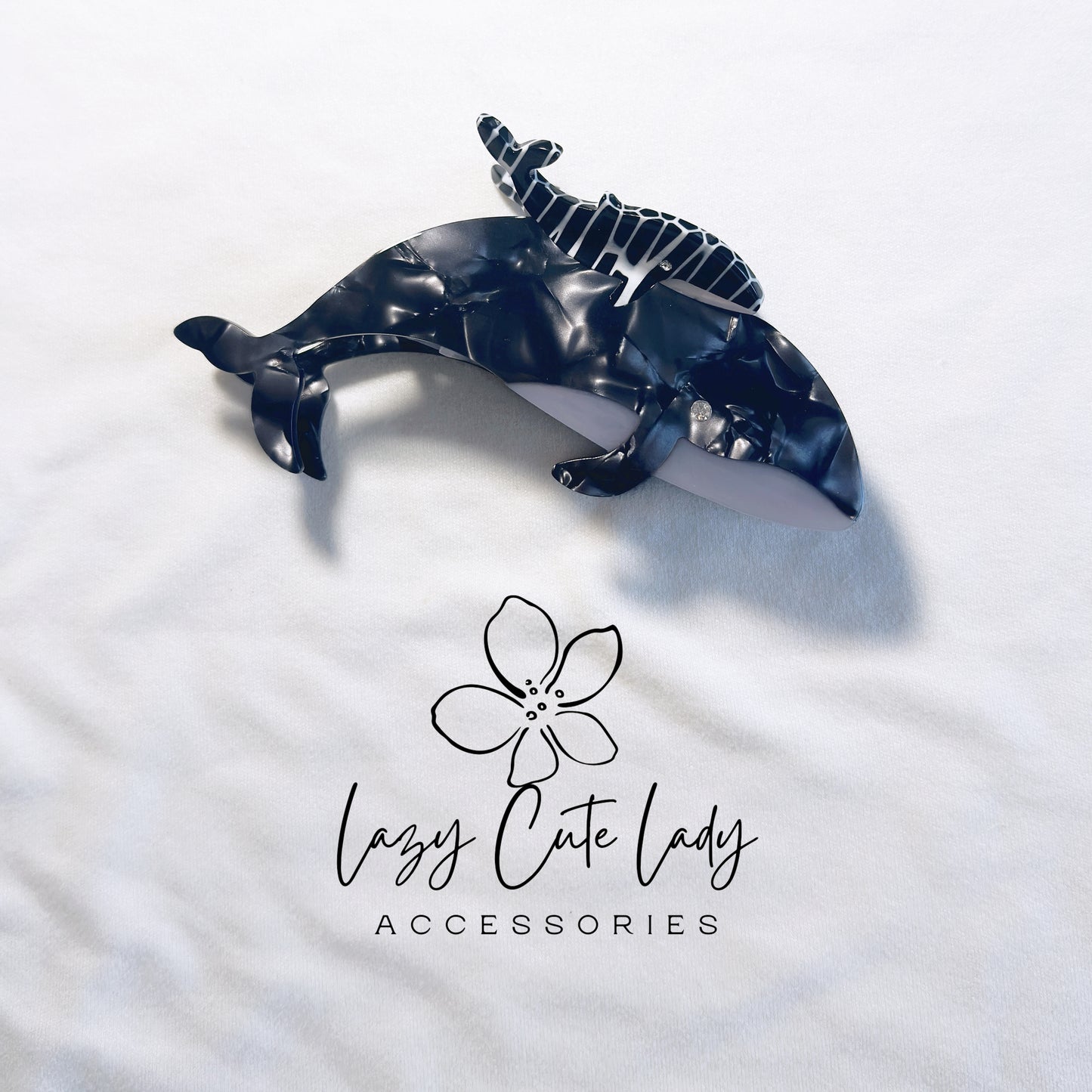 Ocean Majesty Hair Claws - Eco-Friendly Acetate Inspired by Whales & Whale Sharks