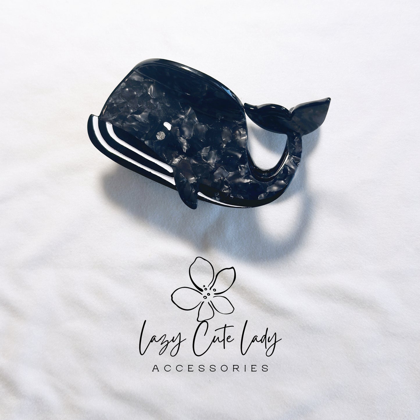 Ocean Majesty Hair Claws - Eco-Friendly Acetate Inspired by Whales & Whale Sharks