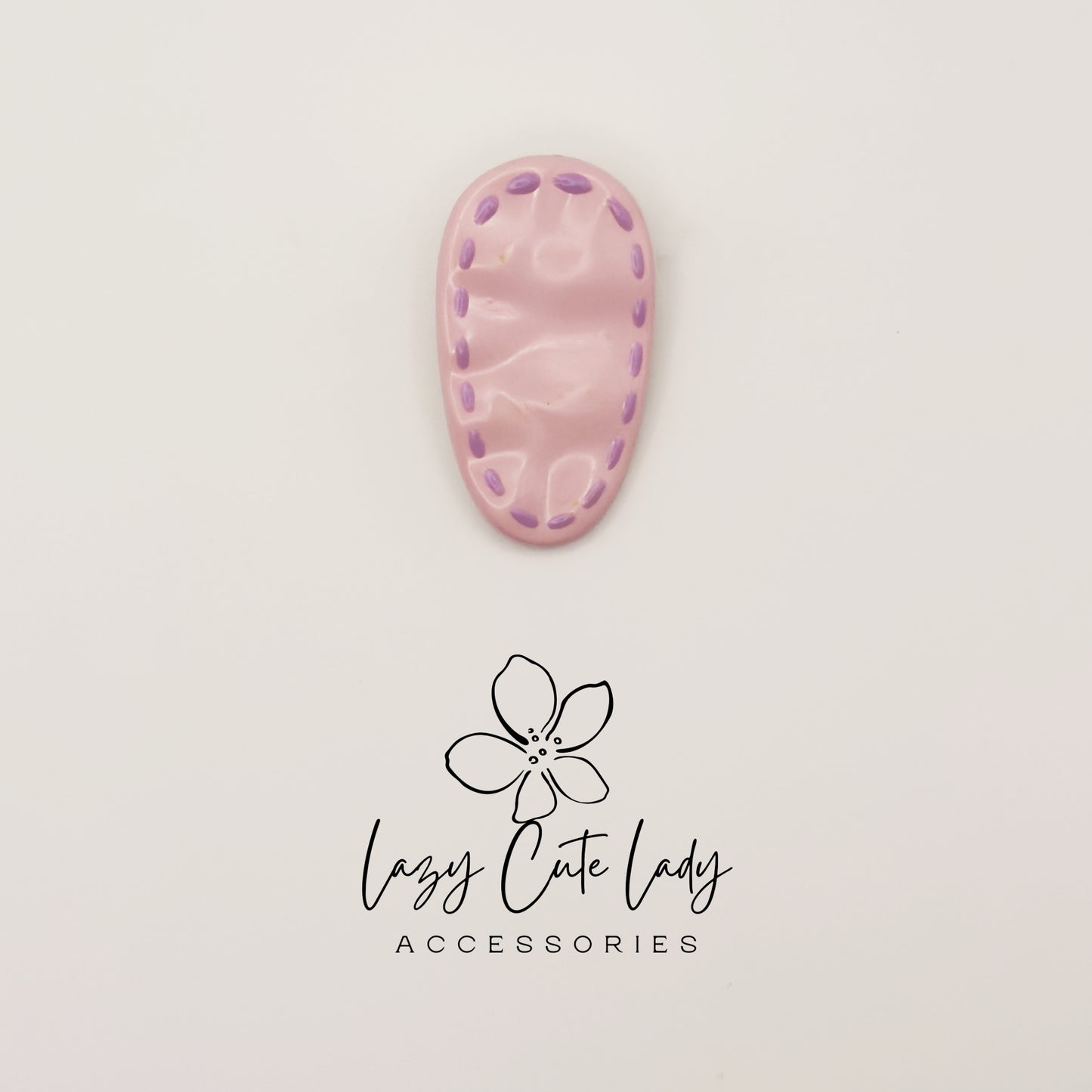 Pastel Stitch Hair Clips – Cute Resin Snap Clips for Girls and Women, Oval & Long Barrette Styles