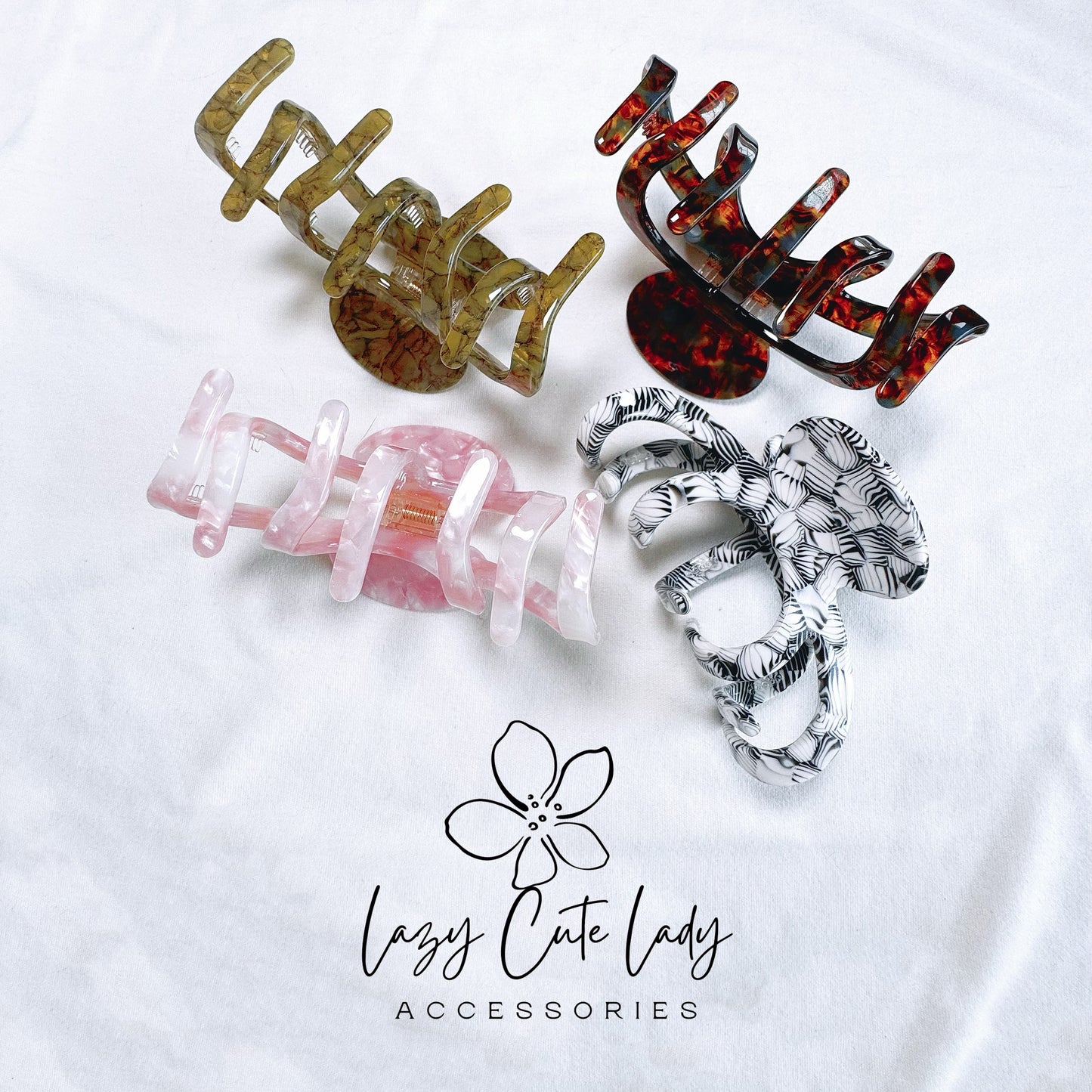 Eco-Friendly Jellyfish Hair Claw - Minimalist & Trendy Hair Accessory