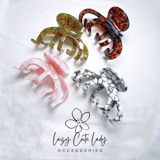 Eco-Friendly Jellyfish Hair Claw - Minimalist & Trendy Hair Accessory