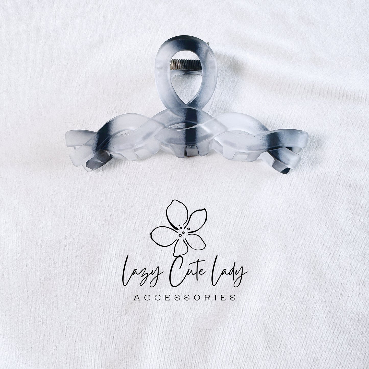 Minimalist Ink-Wash Hair Claw Collection - Elegant & Artistic Design