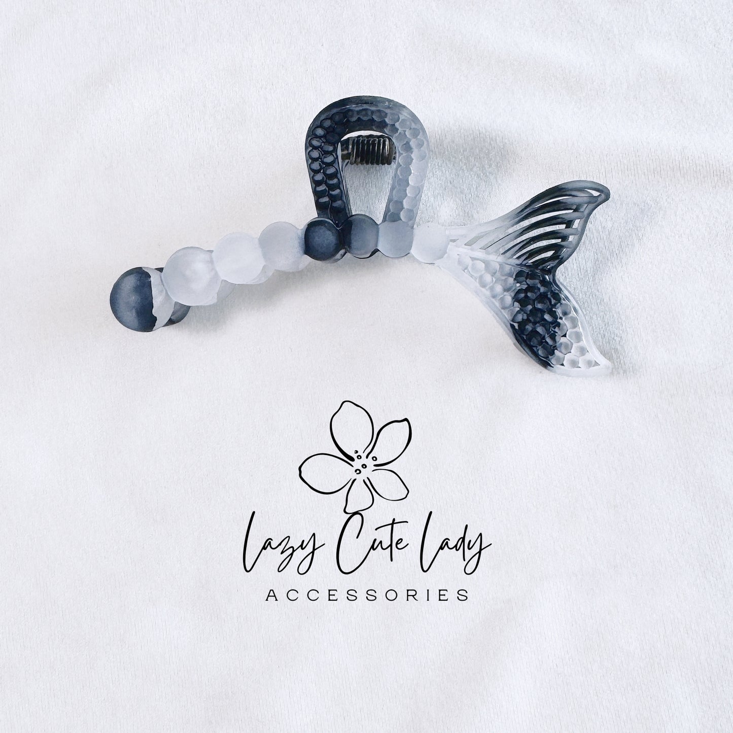 Minimalist Ink-Wash Hair Claw Collection - Elegant & Artistic Design