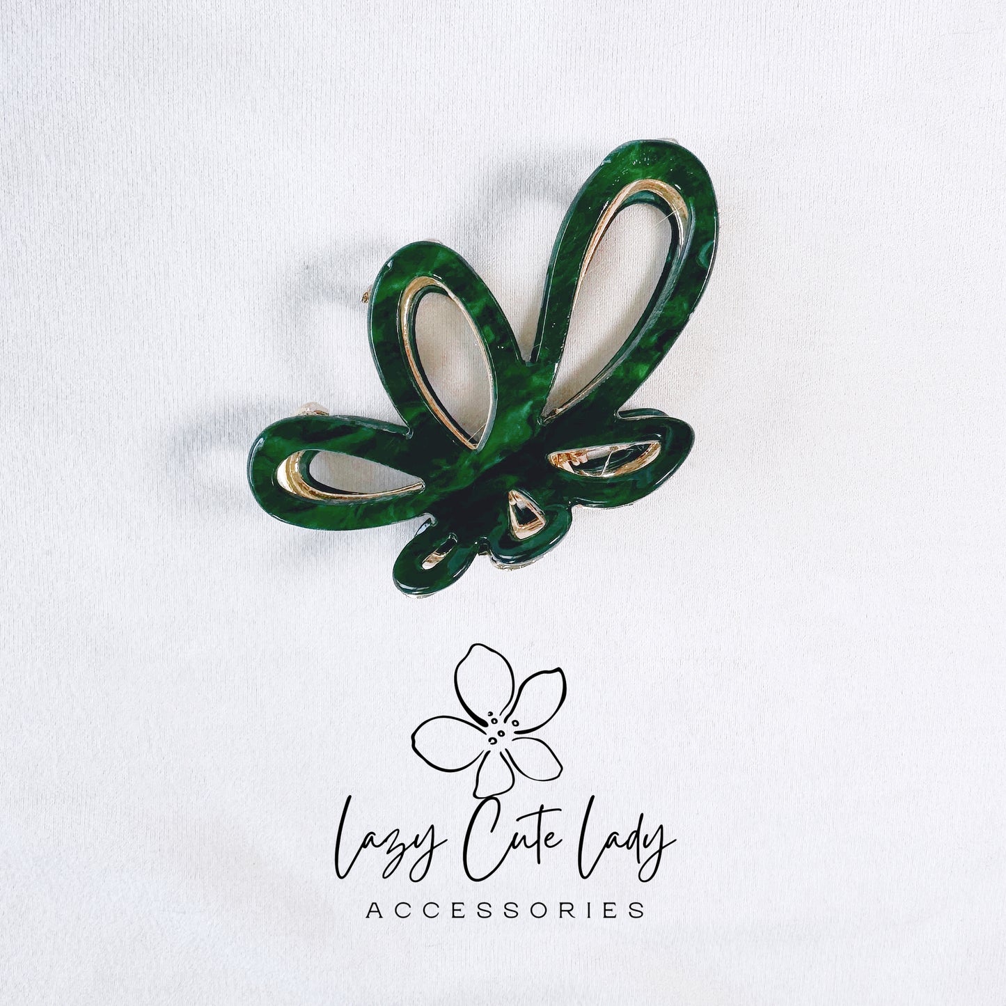 Butterfly Hair Claw - Eco-Friendly Acetate & Metal in Two Sizes
