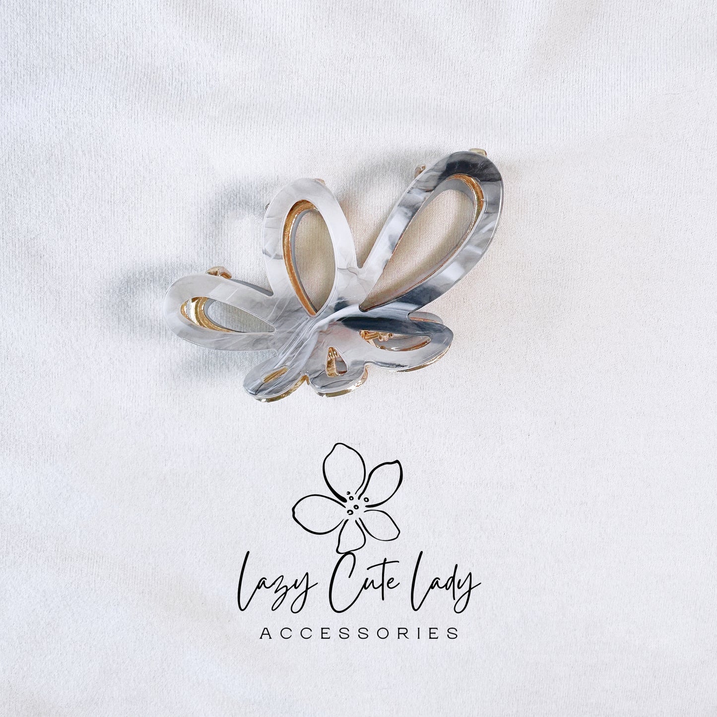 Butterfly Hair Claw - Eco-Friendly Acetate & Metal in Two Sizes