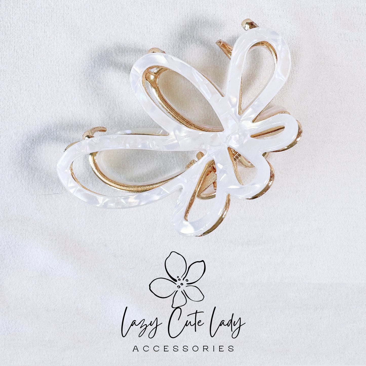 Butterfly Hair Claw - Eco-Friendly Acetate & Metal in Two Sizes