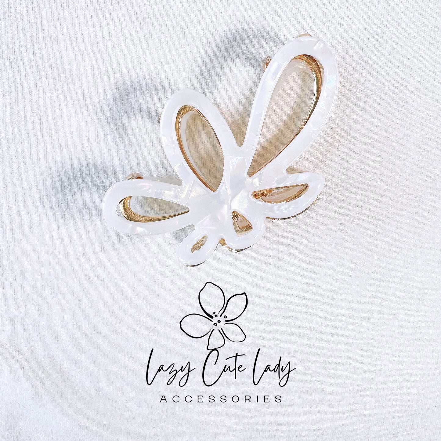 Butterfly Hair Claw - Eco-Friendly Acetate & Metal in Two Sizes