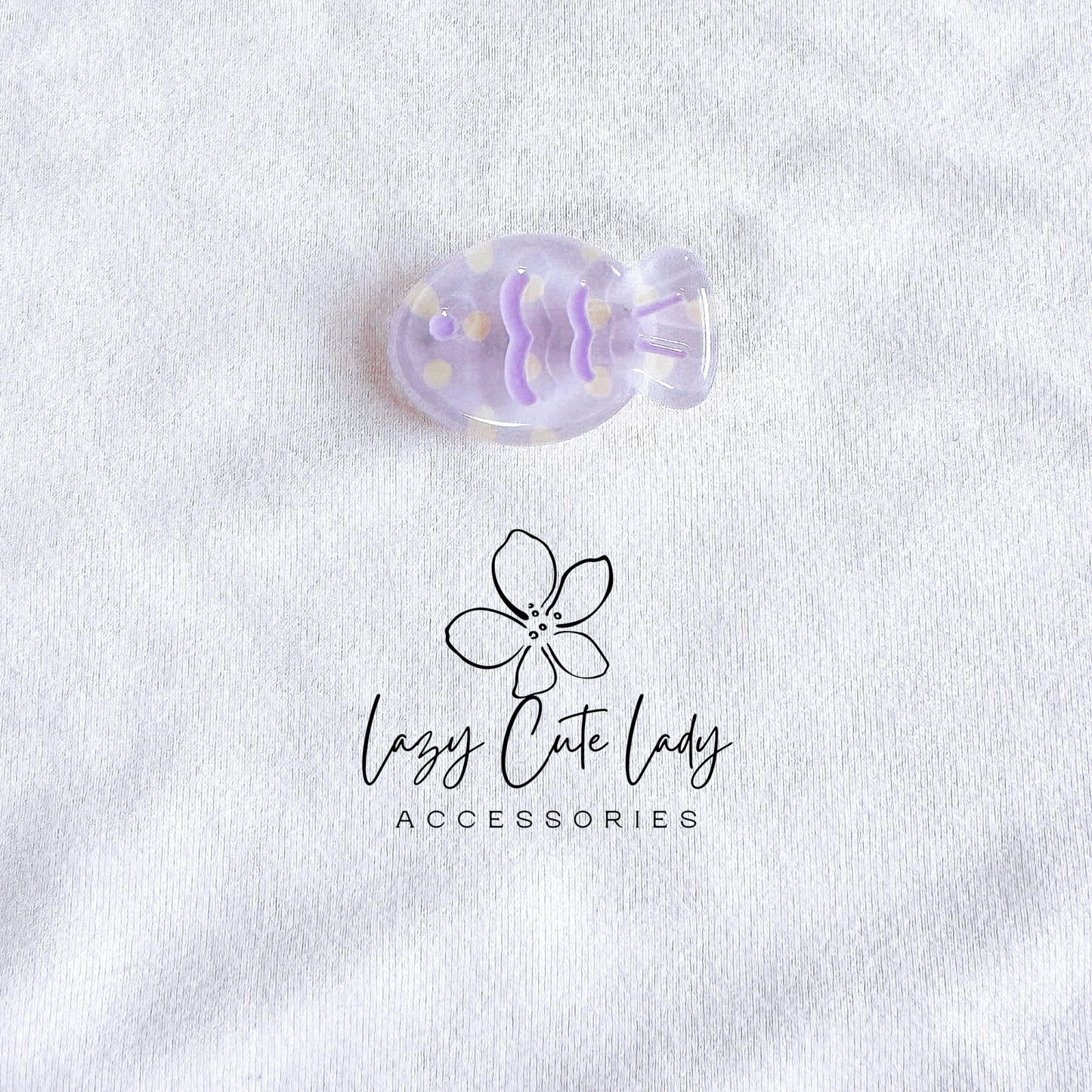 Transparent Candy-Colored Fish Hair Clips – Sweet & Adorable Hair Accessories