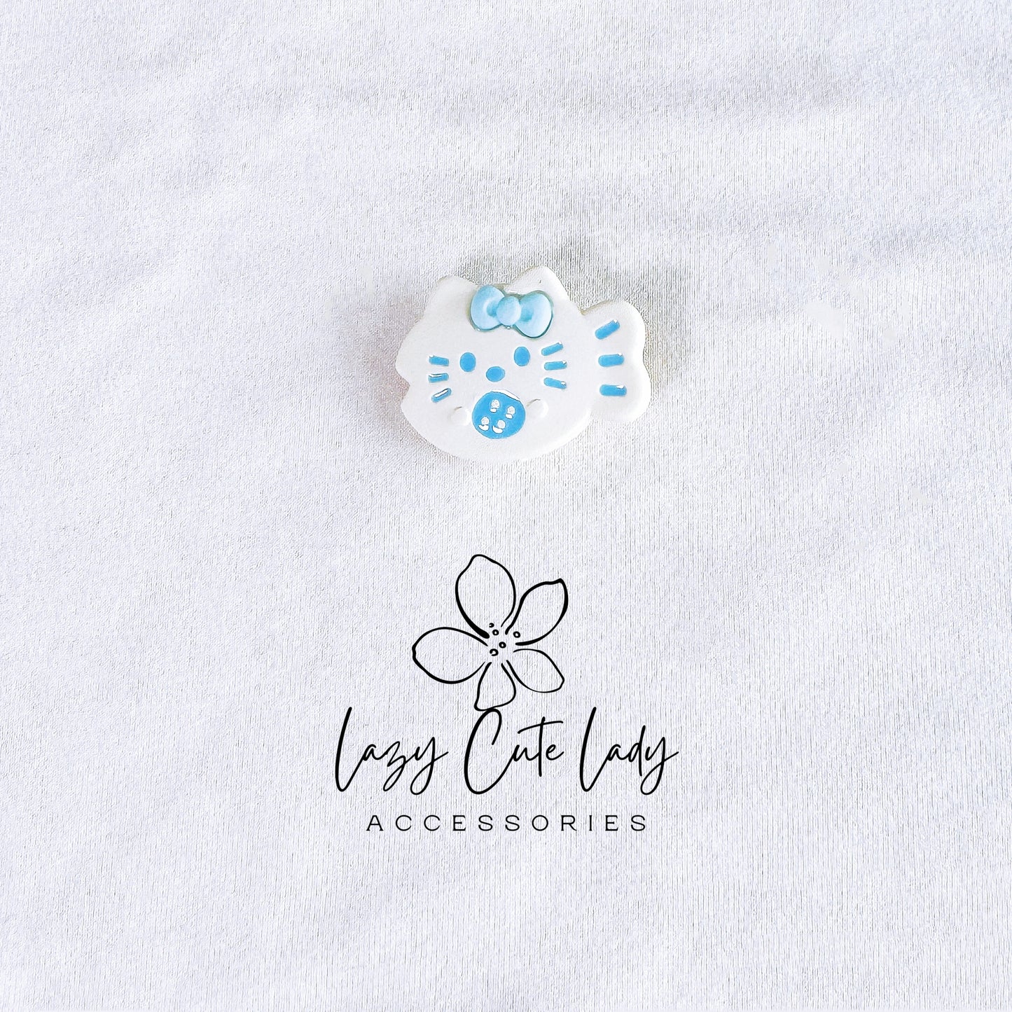 Adorable Little Cat-Fish Bow Hair Clip - Sweet & Playful Accessory for Girl