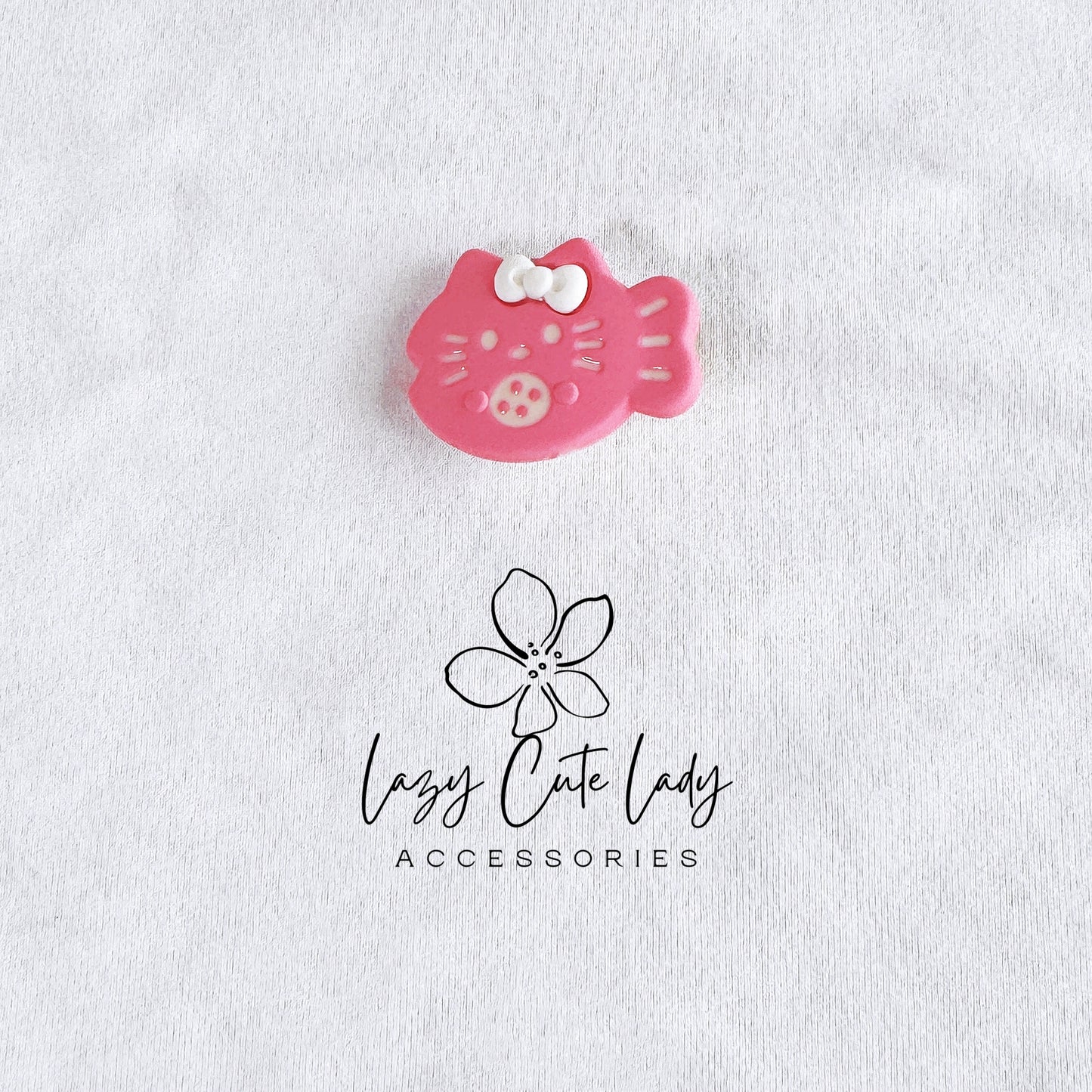 Adorable Little Cat-Fish Bow Hair Clip - Sweet & Playful Accessory for Girl