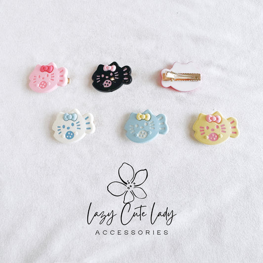 Adorable Little Cat-Fish Bow Hair Clip - Sweet & Playful Accessory for Girl