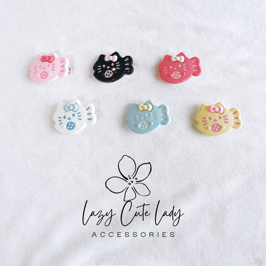 Adorable Little Cat-Fish Bow Hair Clip - Sweet & Playful Accessory for Girl