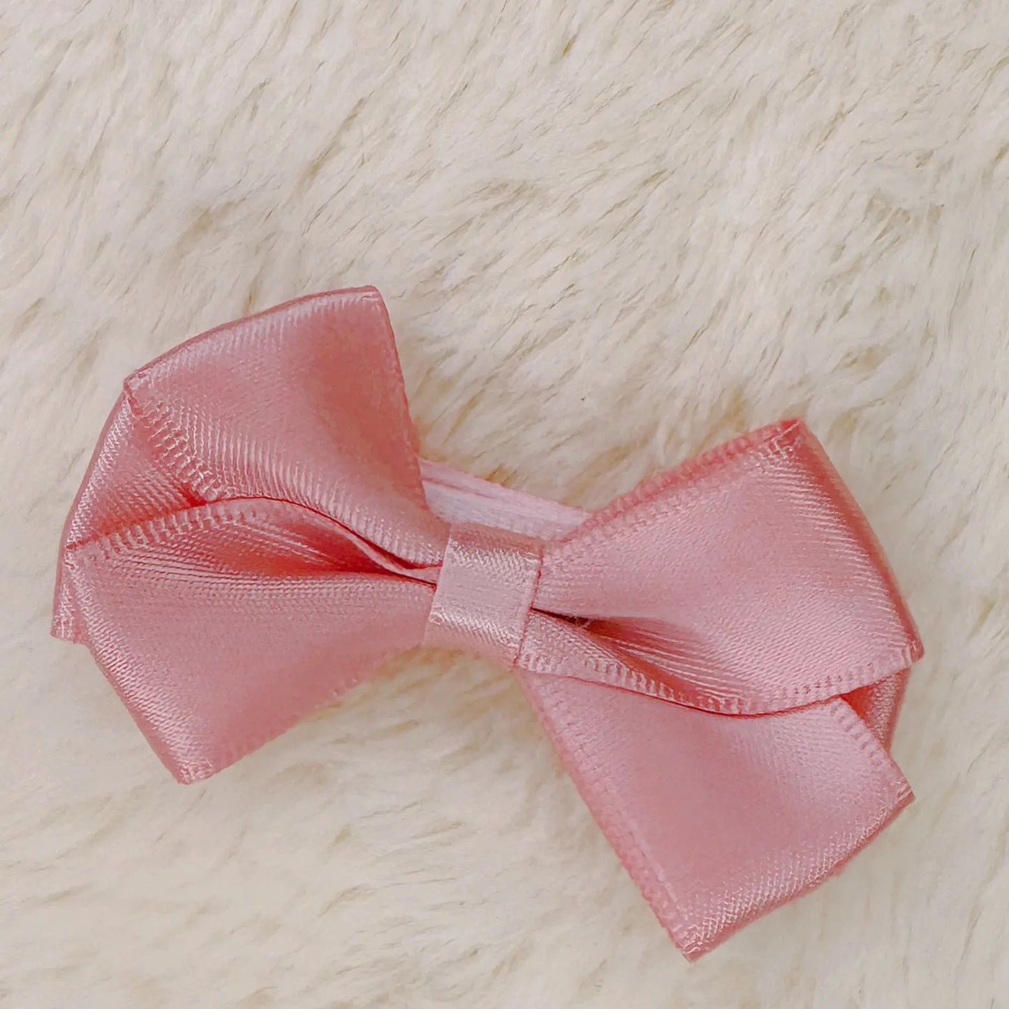 Baby Elegance: Satin Bow Hair Accessory