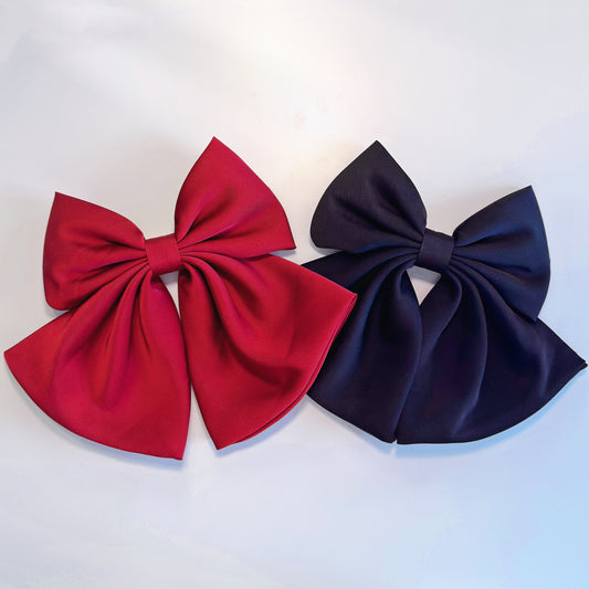 Hair accessories - Satin Bow Hair Clip – Adorable and Elegant Accessory