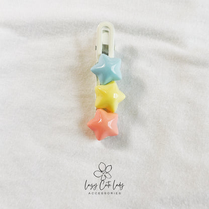 Starry Trio Adornment Hair Clip