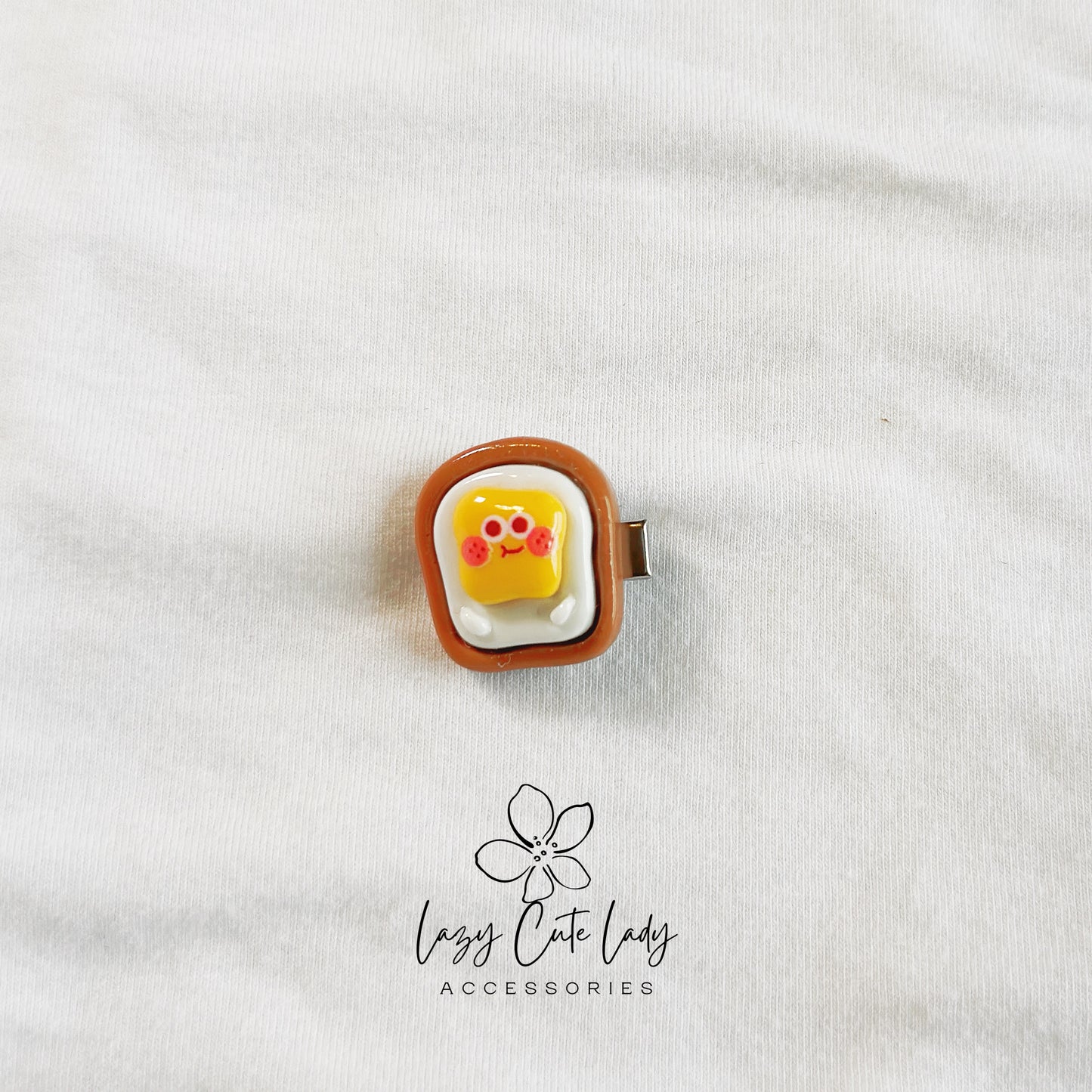 Tiny Cartoon Food Theme Hair Clips for Little Ones