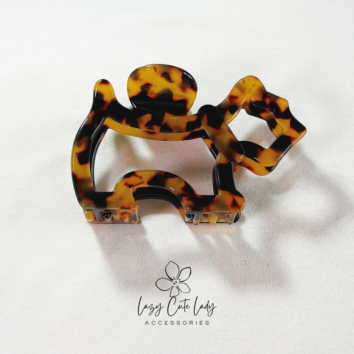 Hair clips set - Puppy Your EcoVine Acetate Collection