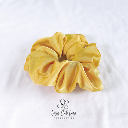 Lovely Satin Elegance French Hair Scrunchies