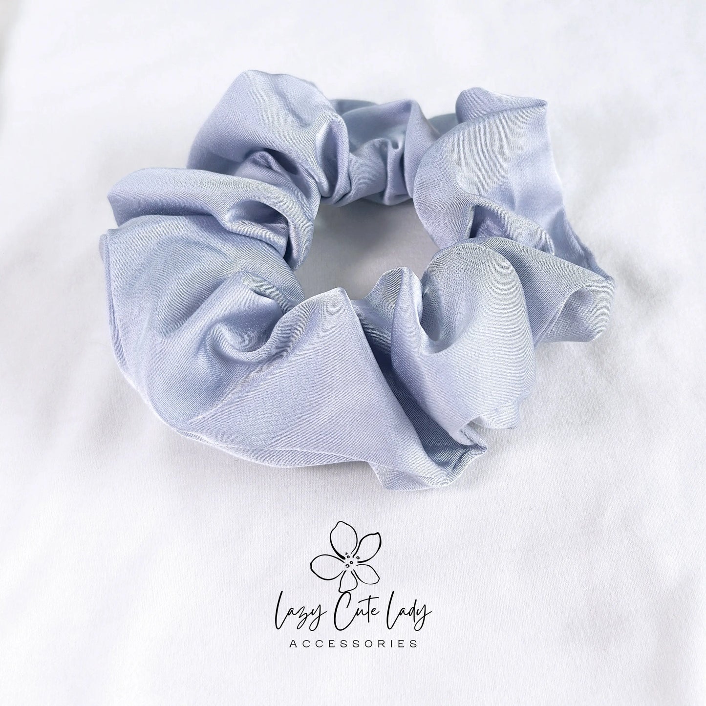 Lovely Satin Elegance French Hair Scrunchies