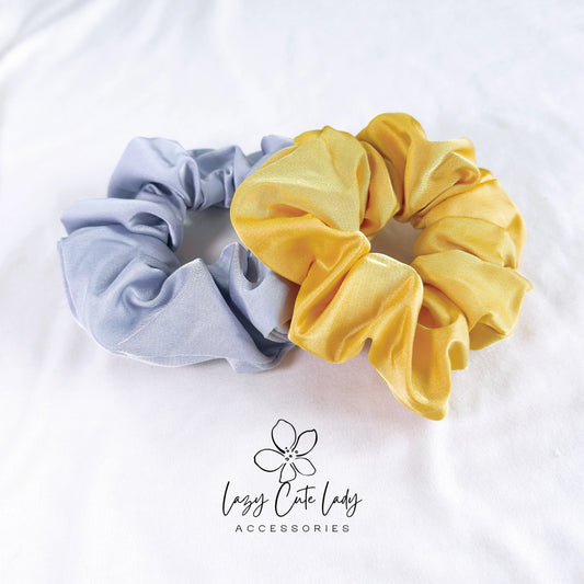 Lovely Satin Elegance French Hair Scrunchies