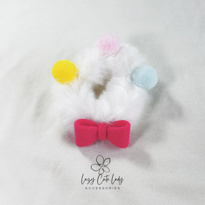 Fluffy Delights Hair Accessories Collection-Hair clips -Hair claw-Hair tie -Scrunchie-for girl for women