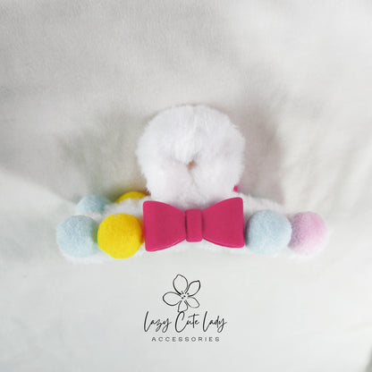 Fluffy Delights Hair Accessories Collection-Hair clips -Hair claw-Hair tie -Scrunchie-for girl for women