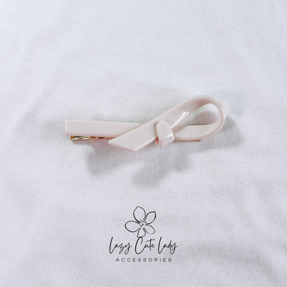 Elegant Ribbon Knot Hair Clip