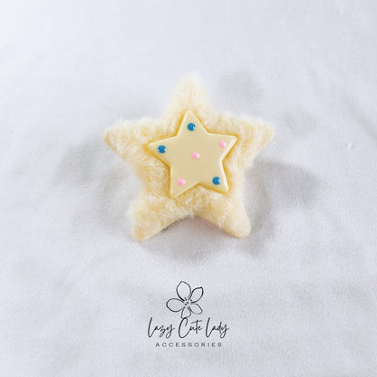 Plush Star Hair Clip Series- Hair clips- Hair Claw - Star clips - for girl for women