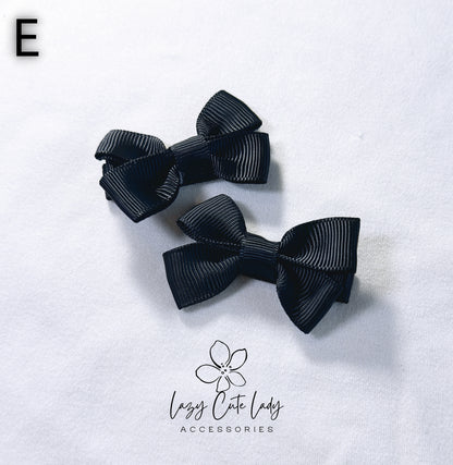 Mini Bow Hair Clips Set – Cute and Versatile Hair Accessory(2 Inches)