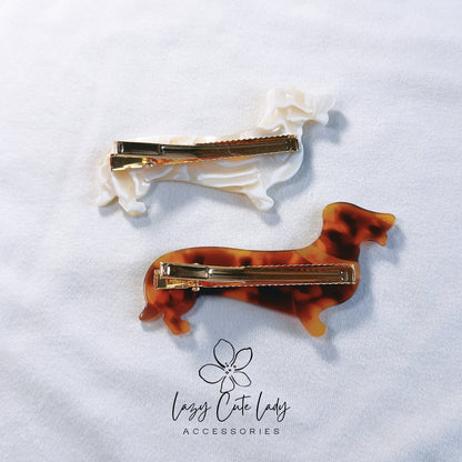 Adorable Dachshund-Shaped Hair Clip – Fashionable and Playful Accessory