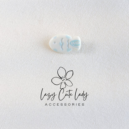 Lazy Cute Lady – Mini Fish Clip Collection- Baby hair Clips- Cute hair Clips- Gift