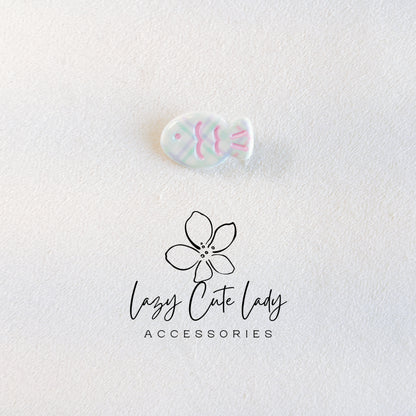 Lazy Cute Lady – Mini Fish Clip Collection- Baby hair Clips- Cute hair Clips- Gift