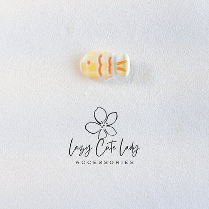 Lazy Cute Lady – Mini Fish Clip Collection- Baby hair Clips- Cute hair Clips- Gift