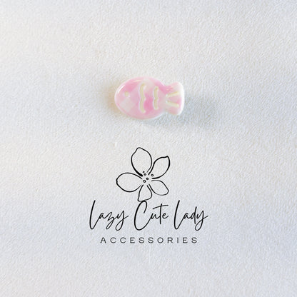 Lazy Cute Lady – Mini Fish Clip Collection- Baby hair Clips- Cute hair Clips- Gift