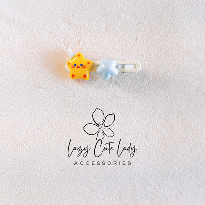 Cheesy Birthday Star Hair Clip - Hair Accessory