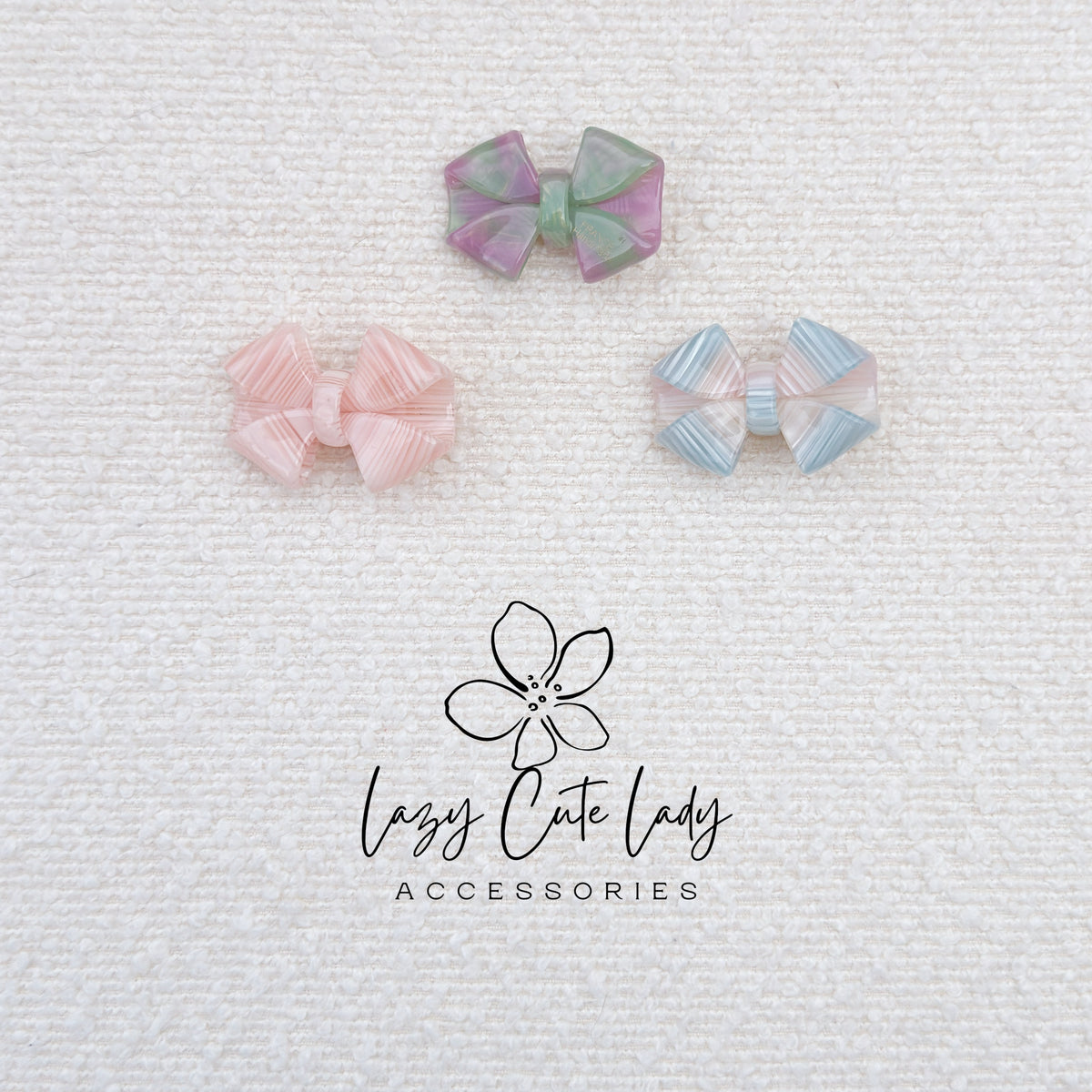 Cute Coquette Bow Claw Clip