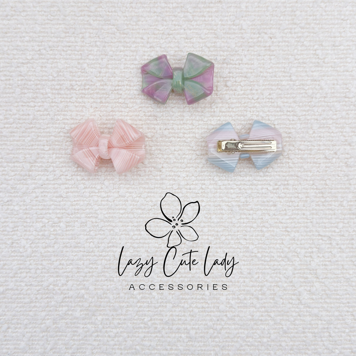 Cute Coquette Bow Claw Clip