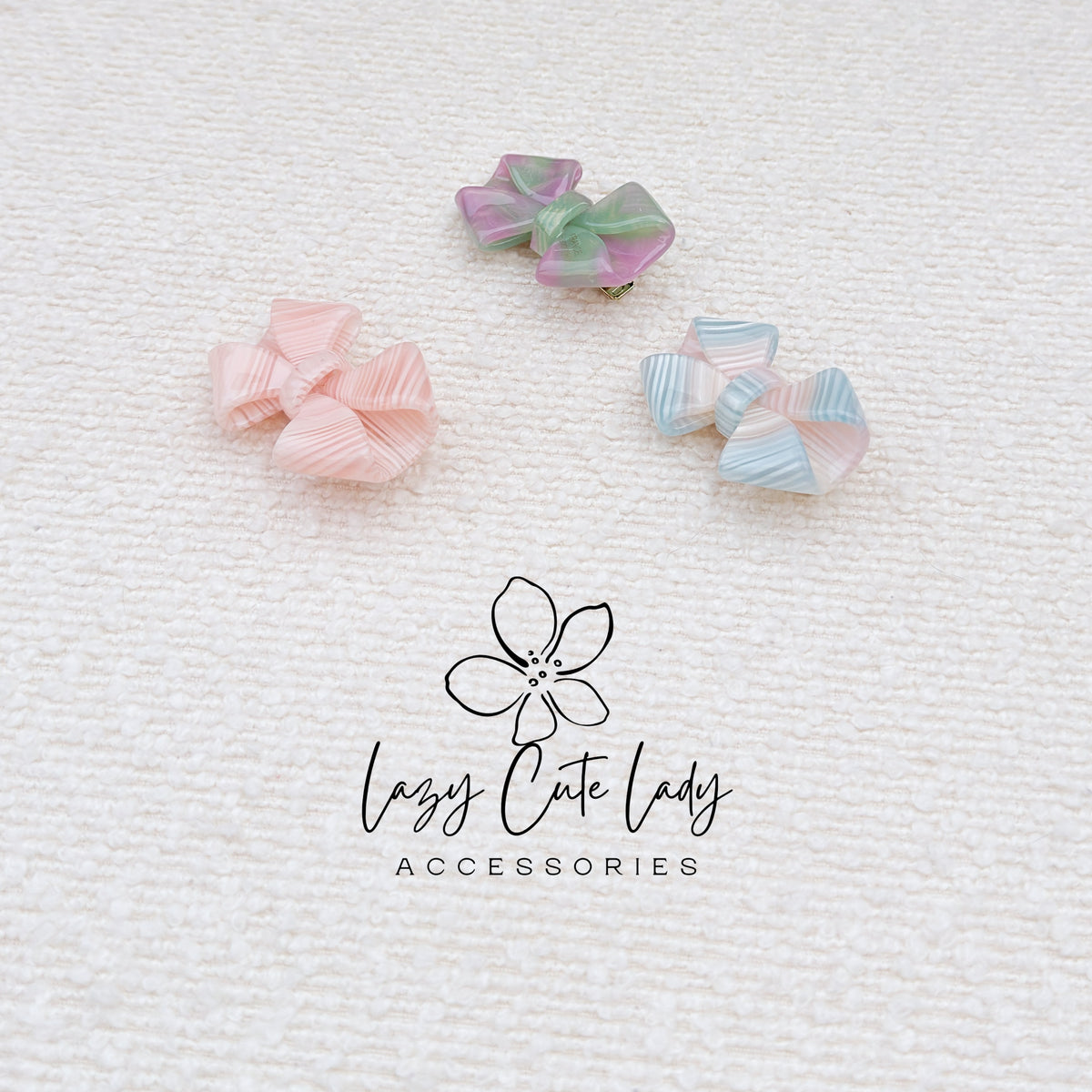 Cute Coquette Bow Claw Clip