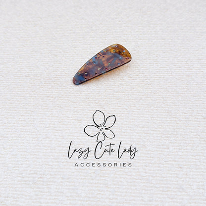 Colorful Rhinestone Snap Hair Clip