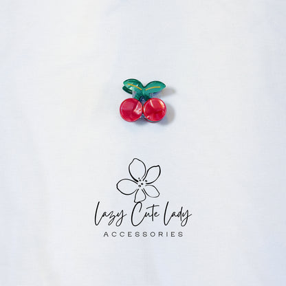 Mini Fruit Claw Clip Set – Cute 1-Inch Hair Claws for Girls, Teens & Women-Cute Hair Clips- Baby Hair Clips- Gift for Her-Colorful Hair Clip