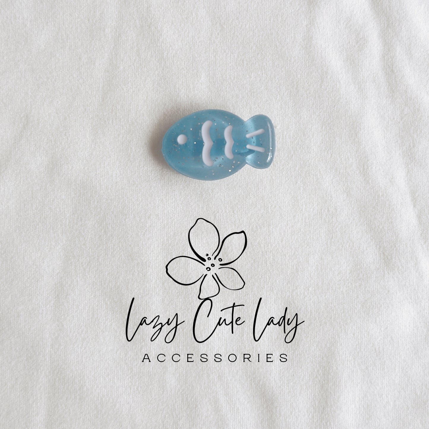 Lazy Cute Lady – Mini Fish Clip Collection- Baby hair Clips- Cute hair Clips- Gift