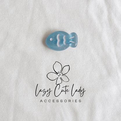 Lazy Cute Lady – Mini Fish Clip Collection- Baby hair Clips- Cute hair Clips- Gift
